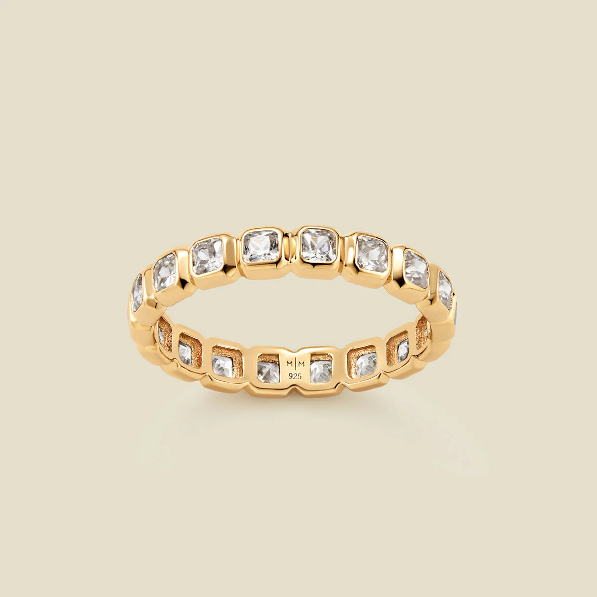 April Birthstone Eternity Ring | Made by Mary (US)