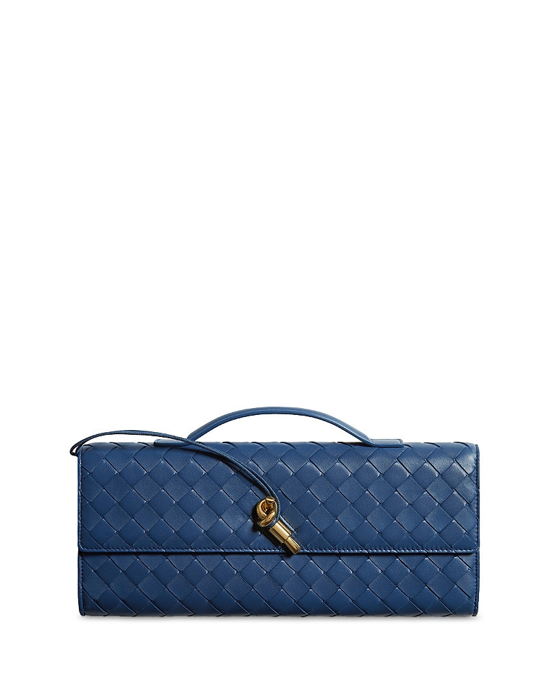 Bottega Veneta Andiamo Intrecciato Leather Clutch | Bloomingdale's (US)