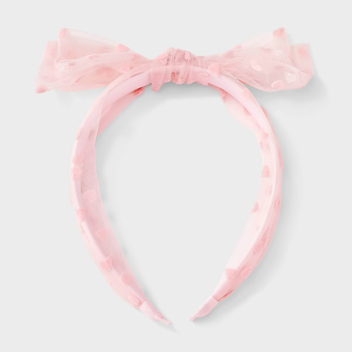 Girls' Valentine's Day Headband - Cat & Jack™ Light Pink | Target