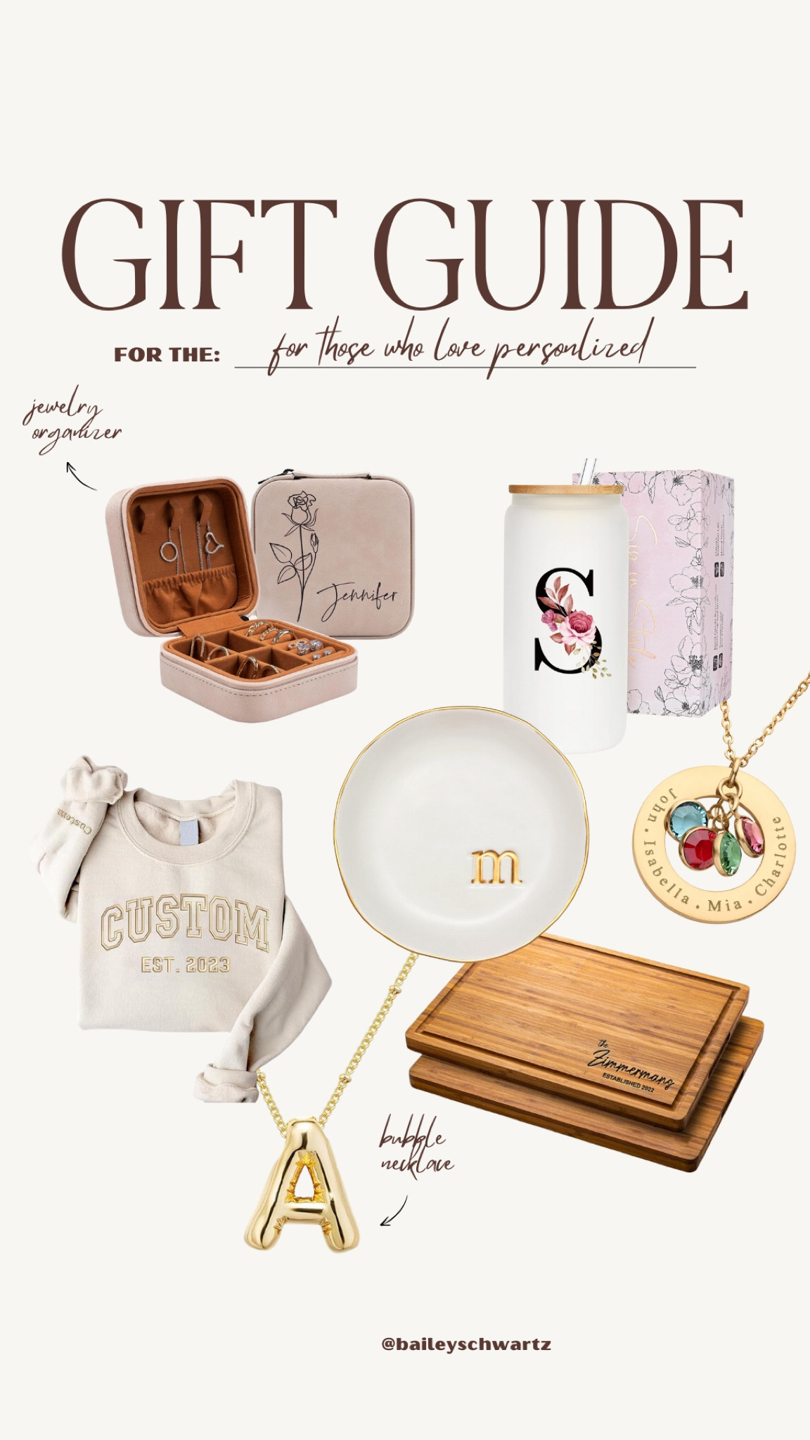 gift guide (for those who love personalized gifts)

#LTKGiftGuide #LTKFindsUnder100 #LTKHoliday