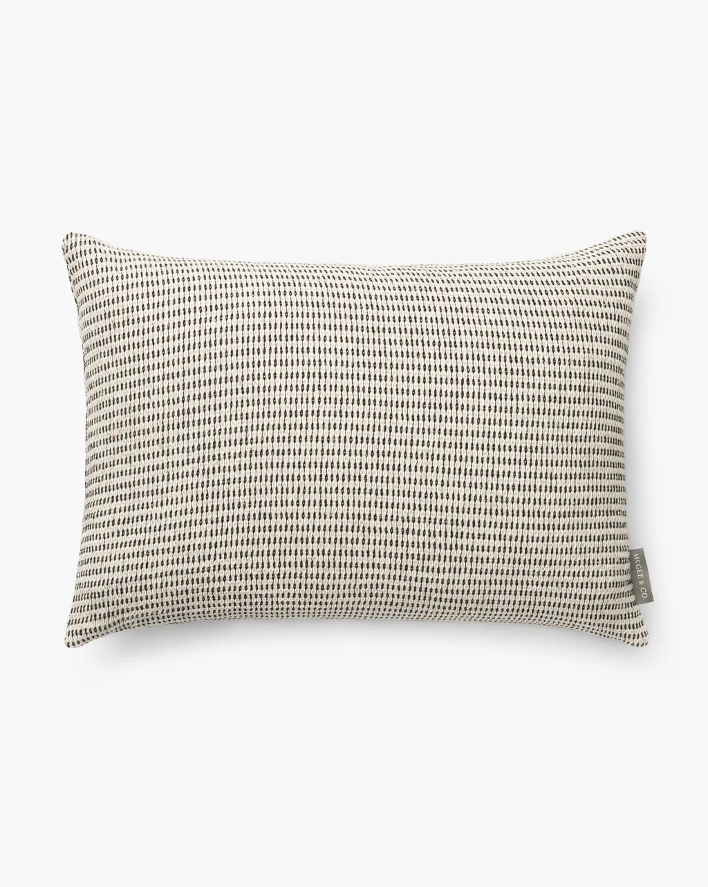 Vintage Textured Black & White Pillow Cover | McGee & Co. (US)