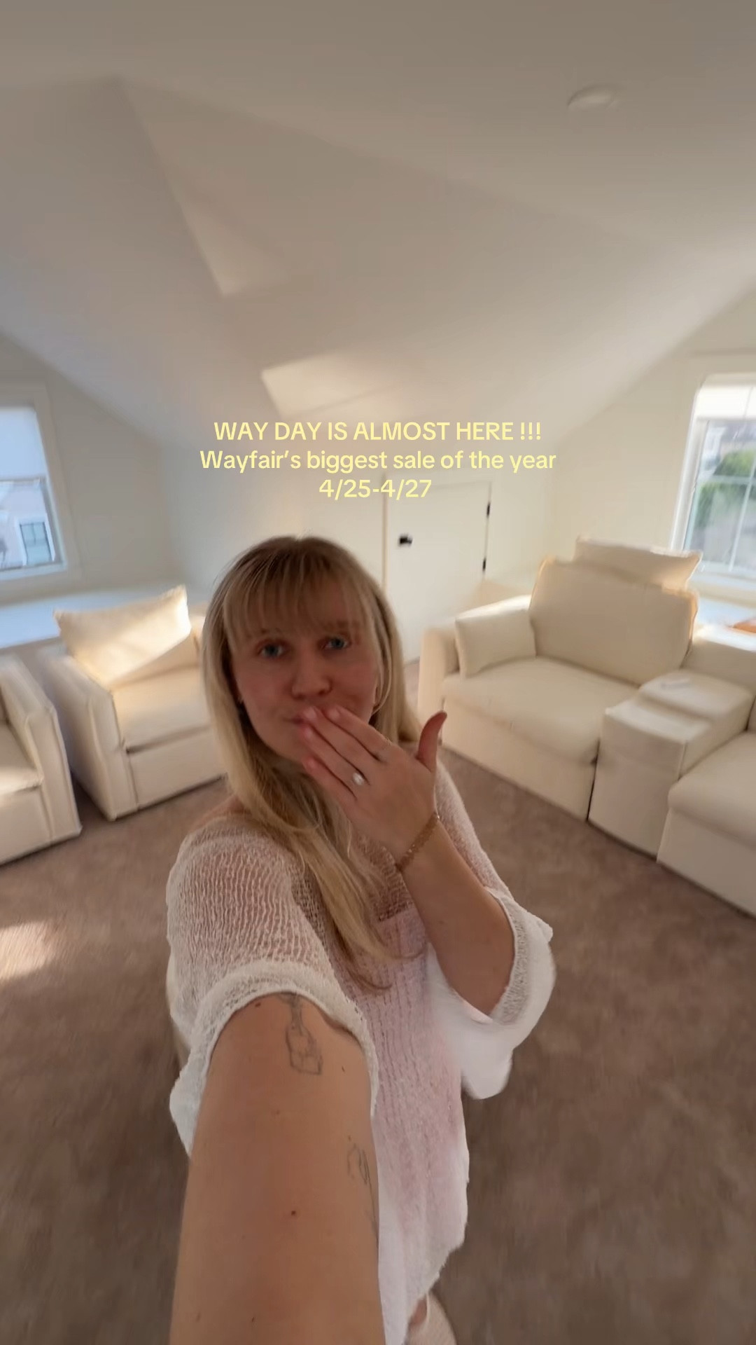     #ad WAY DAY is almost here!!! @wayfair biggest sale of the year is happening 4/25-4/27, and its one you won’t want to miss! Mark your calendars … and happy shopping! 🛏️🪑🛋️🪞#WayfairPartner #Wayfair #WayDay