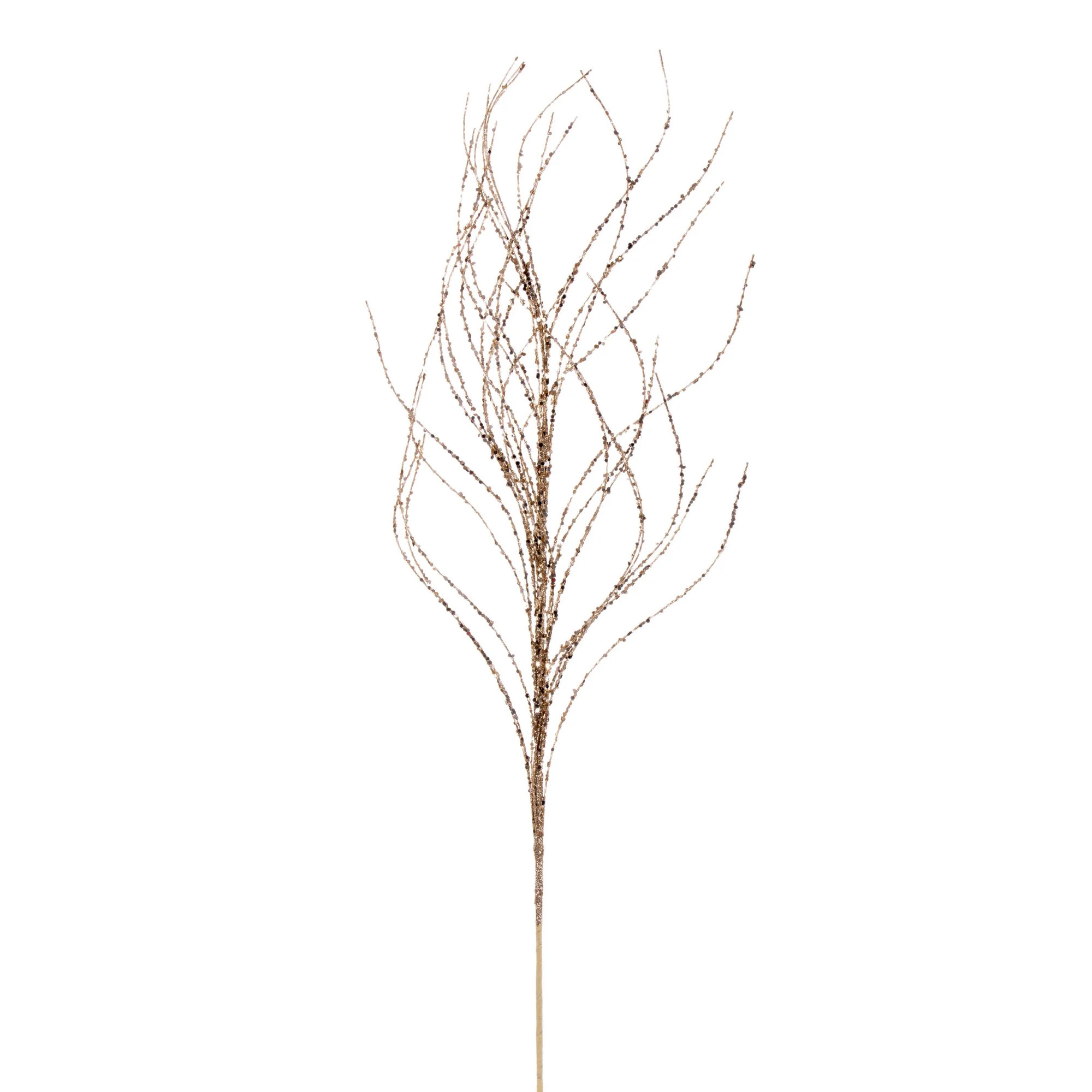 Vickerman 37" Champagne Wavy Twig Glitter Spray, 6 per bag. | Walmart (US)