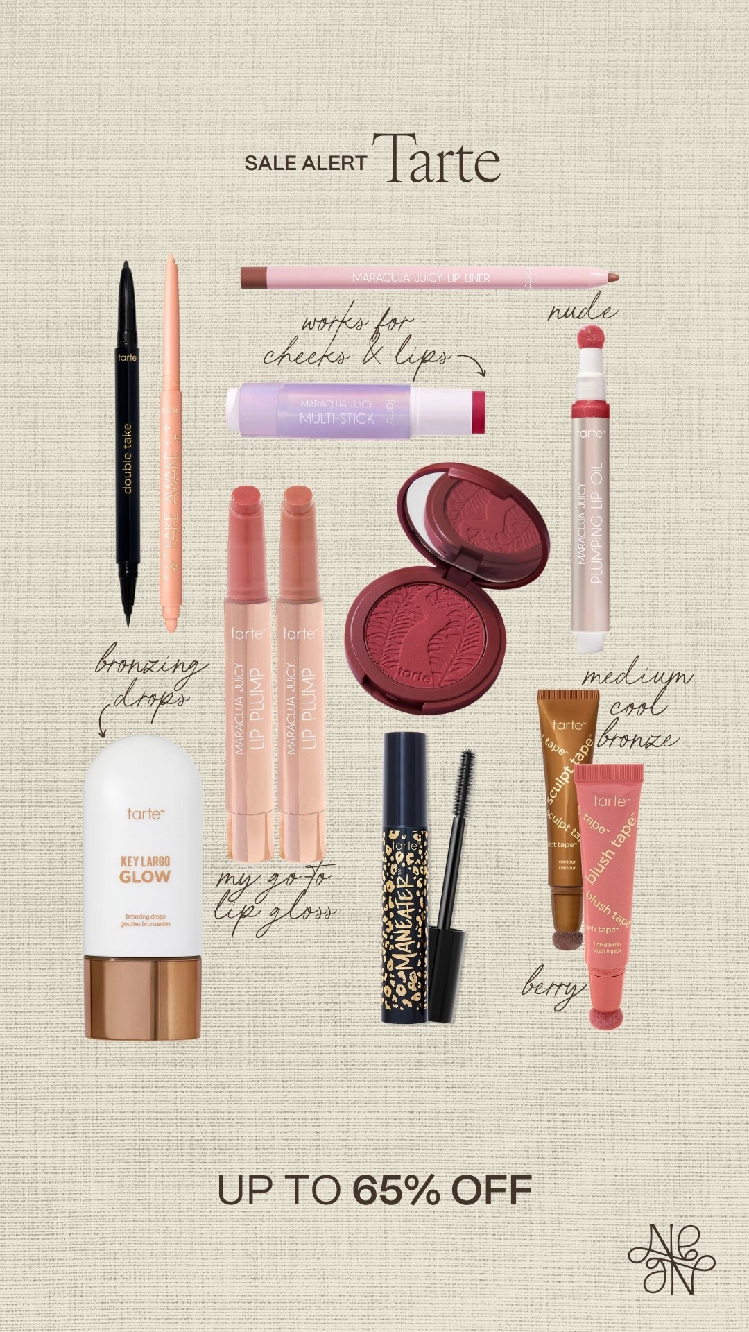 Up to 65% OFF some of my Tarte makeup favorites!!  🤩

Beauty faves
Makeup faves
Tarte sale
Gifts for her
Valentine’s Day 

#LTKSaleAlert #LTKValentine #LTKBeauty