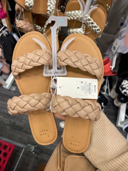These Target sandals came home with me yesterday! Tts! 

#LTKshoecrush #LTKstyletip #LTKunder50