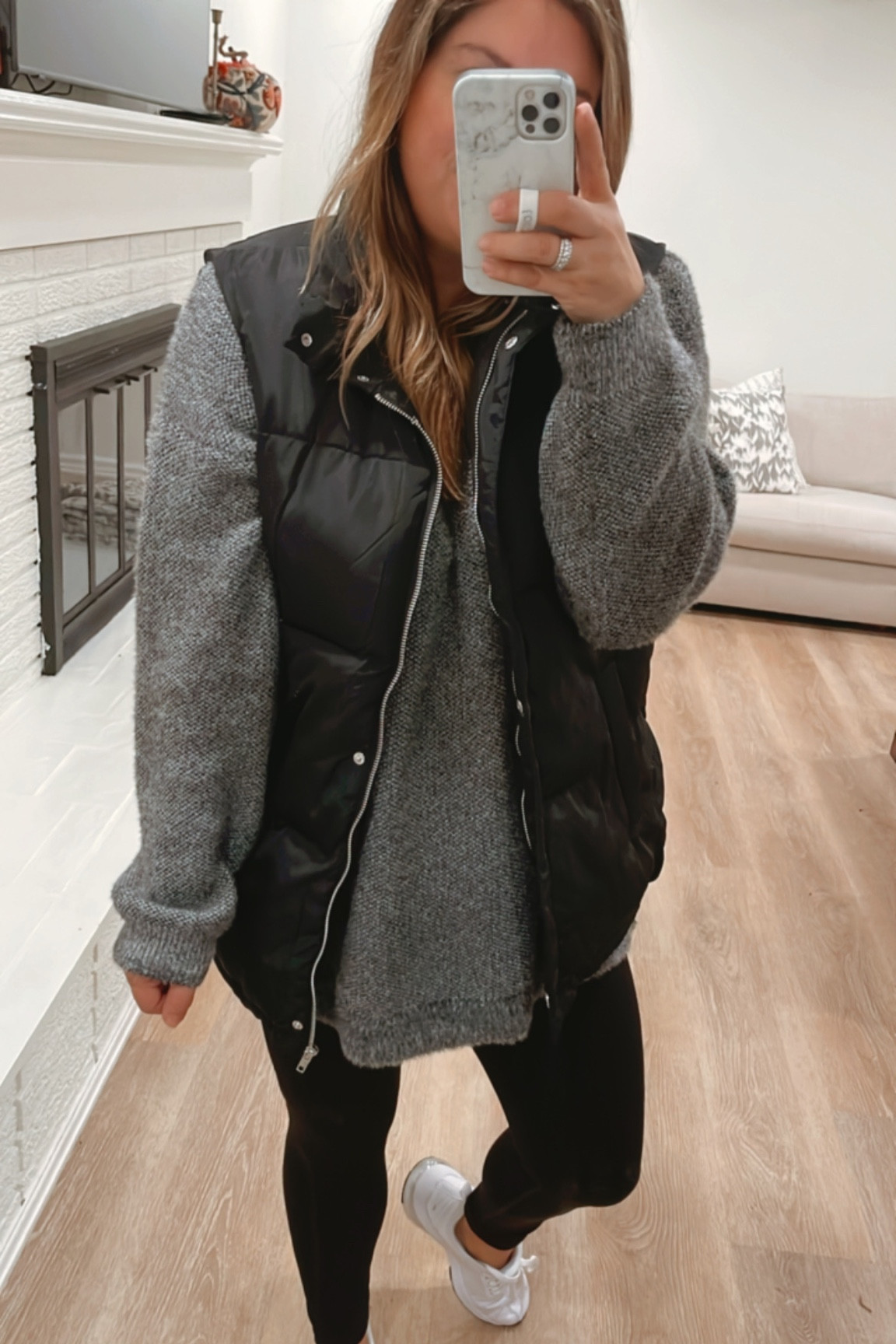 Perfect casual look! 
Loving this grey sweater and vest! 
Walmart Fashion

#LTKSeasonal #LTKstyletip #LTKfindsunder50