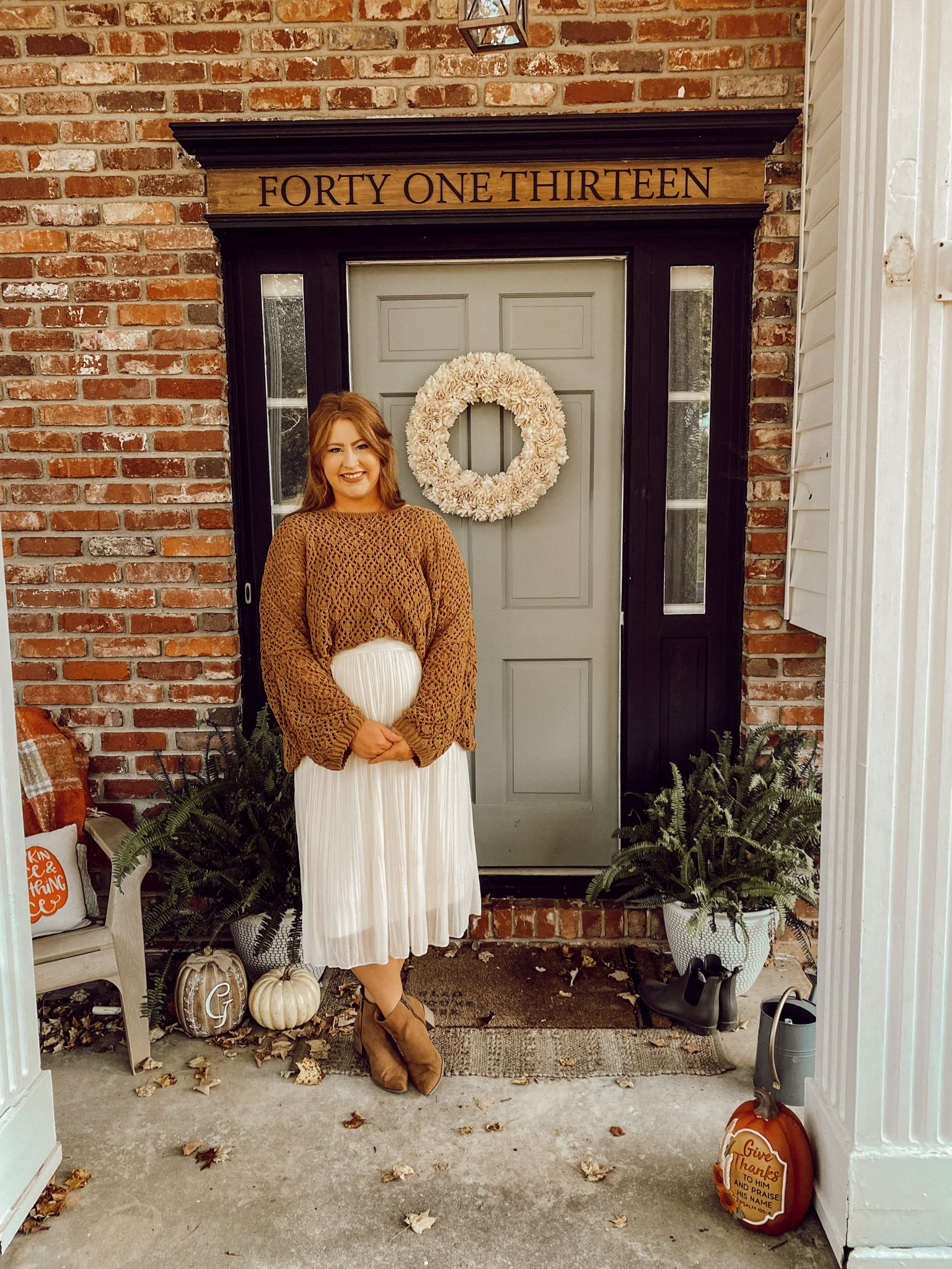 Sweater Weather is here, folks! 🍁🍂

…until noon in the South, that is. 

Wearing my FAV sweater from CJLA! You can shop their Fall Capsule Sale and used code FALLFAVES50 to save 50% off the capsule! 

OR, download the CJLA app to save 20% on your first order of $100 or more! Use code APP20. 

#LTKstyletip #LTKSeasonal #LTKGiftGuide