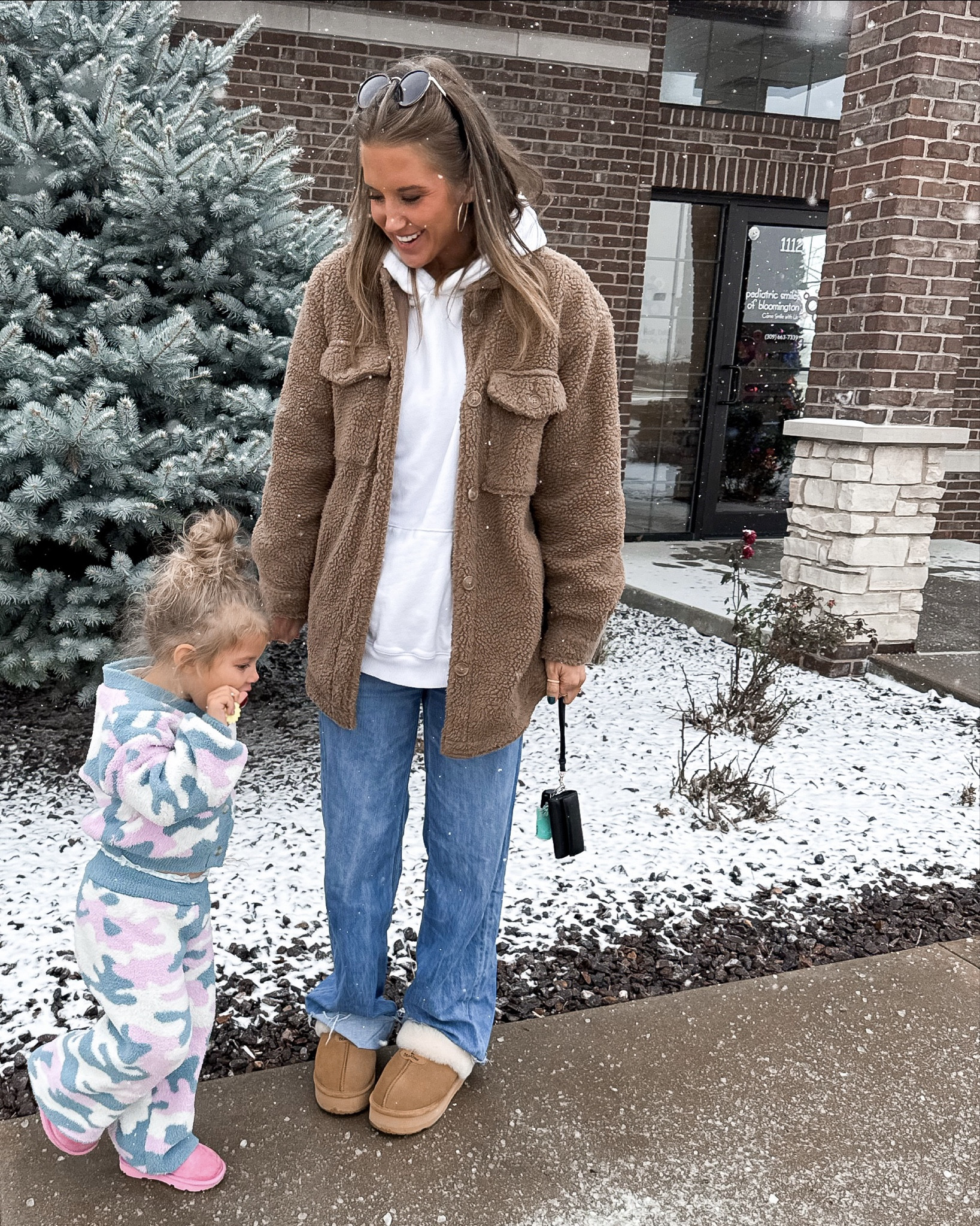 First snow got us out here like…..
Target style | toddler girl fashion | toddler girl winter style | mom style | oversized clothes | big and baggy 
#ootd #outfits #target #neutral #aesthetic 

#LTKStyleTip #LTKSeasonal #LTKFindsUnder50