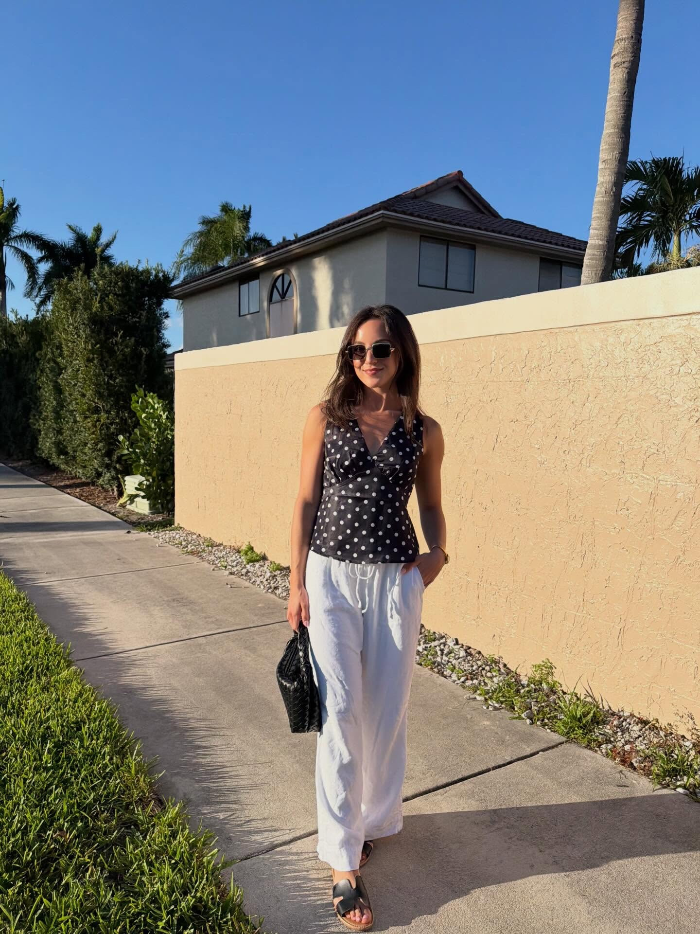 Code KASEY15 to shop wishbone boutique!
Polka dot tank and linen pants for the perfect date night outfit, spring outfits 2026, vacation outfits 

#LTKSeasonal #LTKootd #LTKgrwm