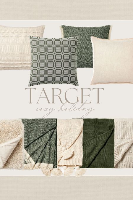 #AD @Target cozy throws and pillows for the holidays

#LTKHoliday #LTKHome @targetstyle #targetstyle
#throws #throwpillow #holidaydecor #christmasdecor #neutralchristmas #neutralholidaydecor #studiomcgee 

#LTKfindsunder50 #LTKHoliday #LTKhome
