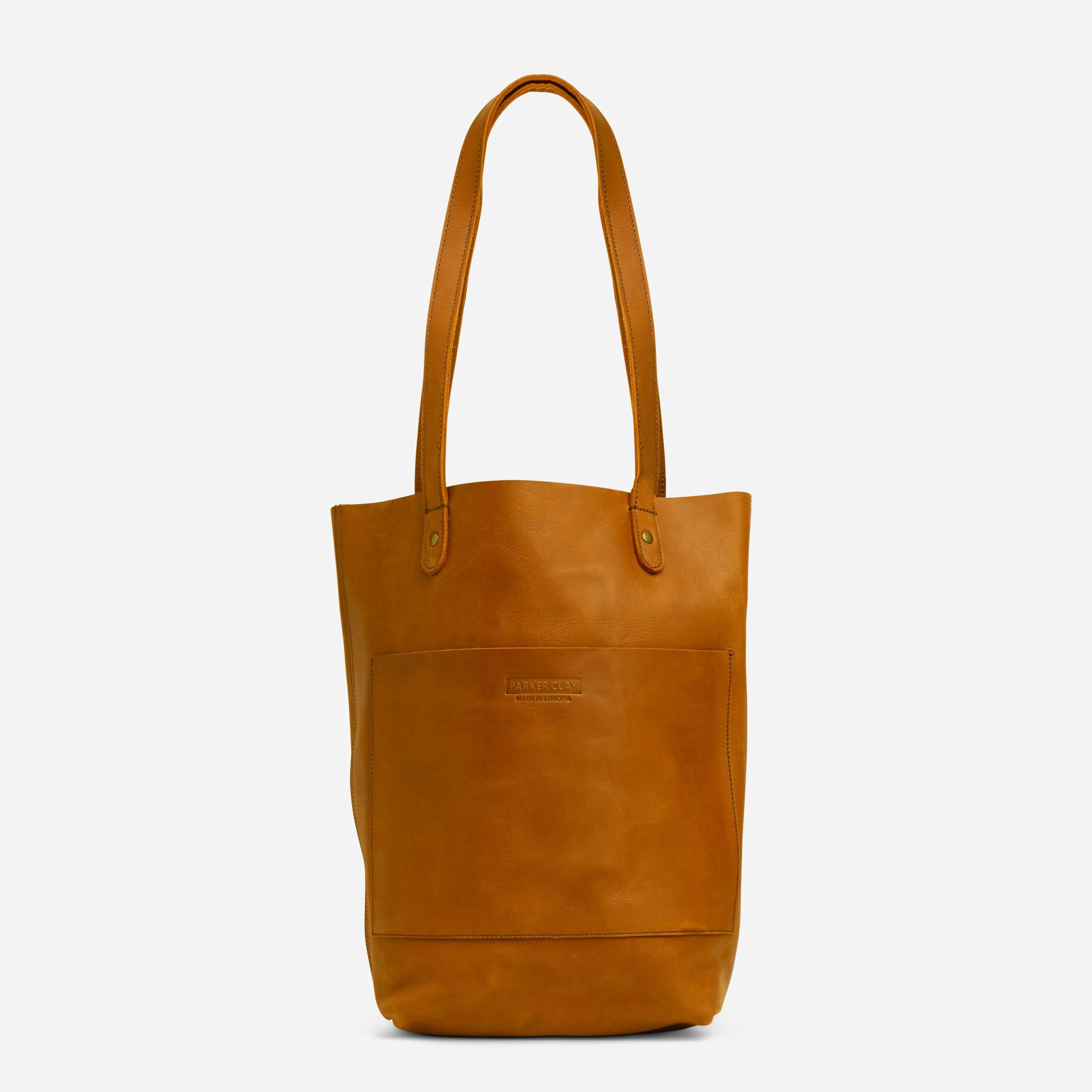 Caroline Leather Tote Bag | Parker Clay