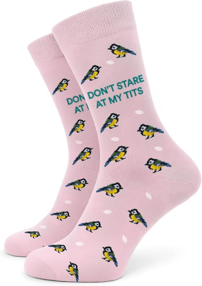 Bird Watching Funny Socks Rude Gifts for Women | Cotton Size 4-7 Naughty Novelty Socks Joke Prese... | Amazon (UK)