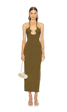 Cult Gaia Valma Knit Dress in Serpent from Revolve.com | Revolve Clothing (Global)