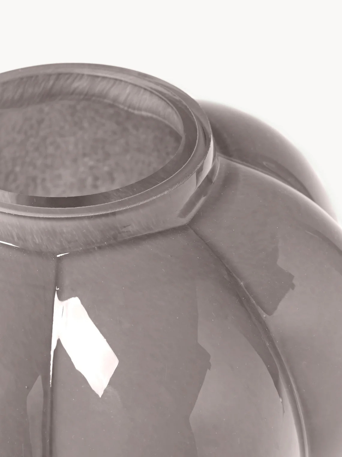 Mondgeblazen glazen vaas Uva, H 28 cm | Westwing EU