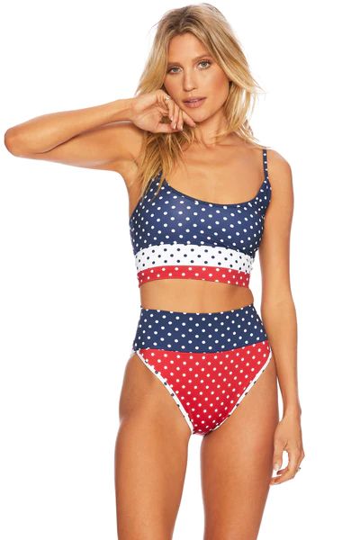 Eva Top Patriotic Polka Dot | Beach Riot