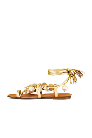 Bondi Sandal in Gold | Revolve Clothing (Global)