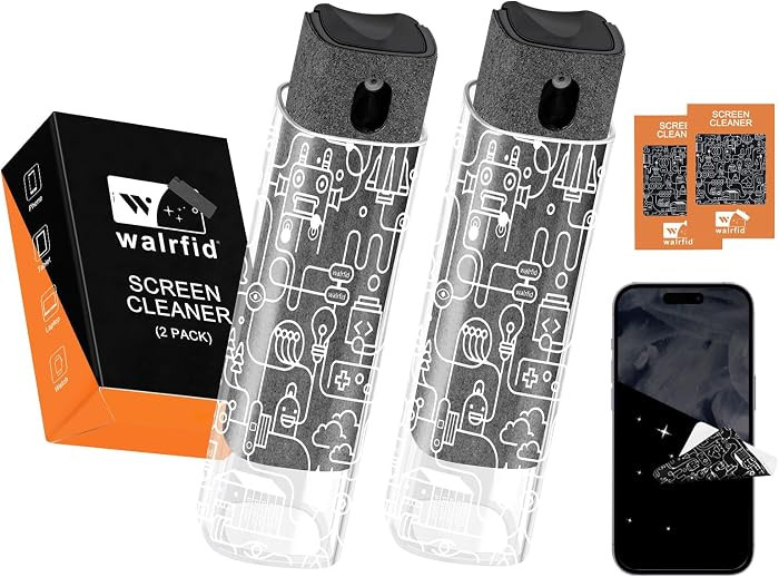 walrfid 2pcs Car Screen Cleaner, Computer Screen Cleaner Spray and Wipe, Laptop Cleaning Mist Kit... | Amazon (US)