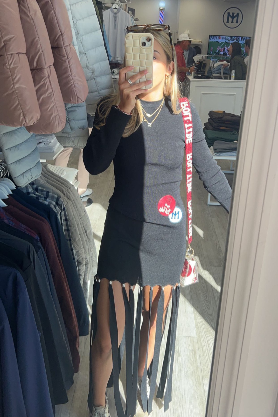 Gameday fringe dress