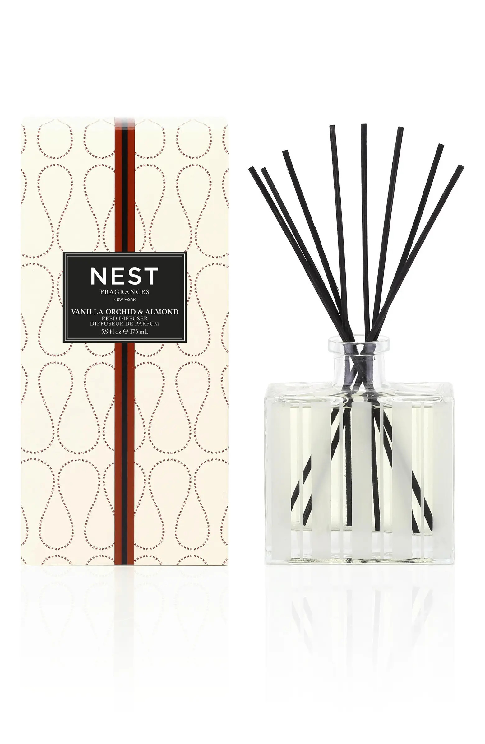 NEST Fragrances Vanilla Orchid & Almond Reed Diffuser | Nordstrom Rack
