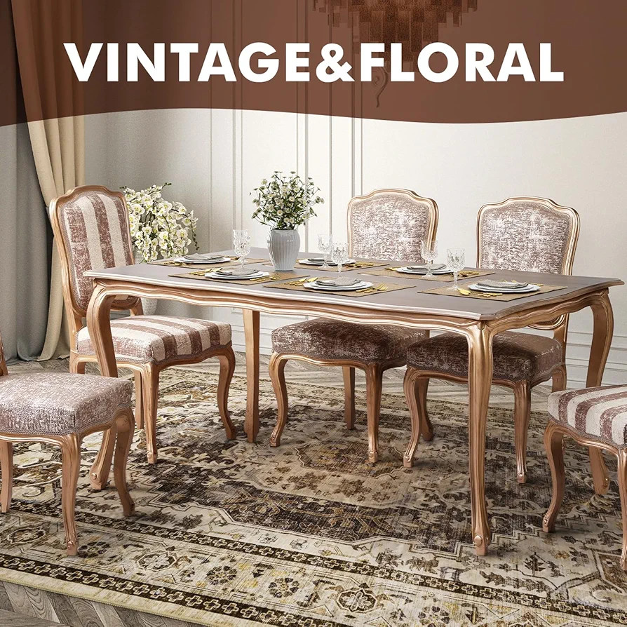 9 x 12 Area Rugs for Living Room Rug Large Washable Area Rug-Carpet Bedroom Rug Dining Room Rug O... | Amazon (US)