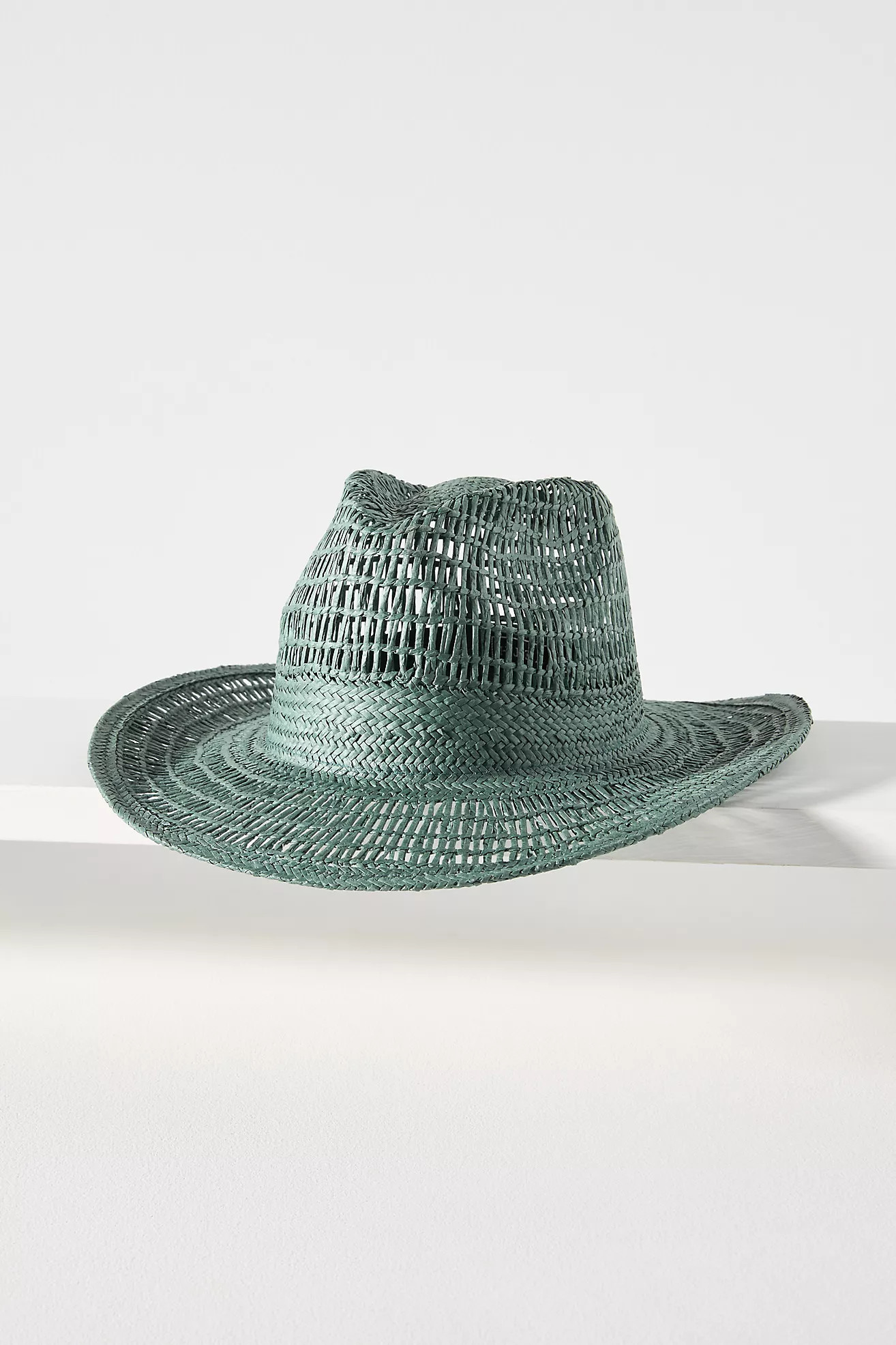 Wyeth Geo Open-Weave Straw Rancher | Anthropologie (US)
