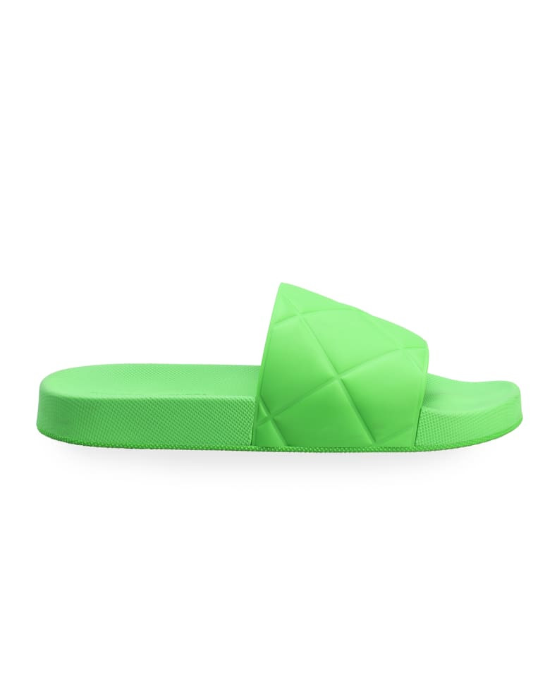 Bottega Veneta The Slider Puffy Pool Sandals | Neiman Marcus