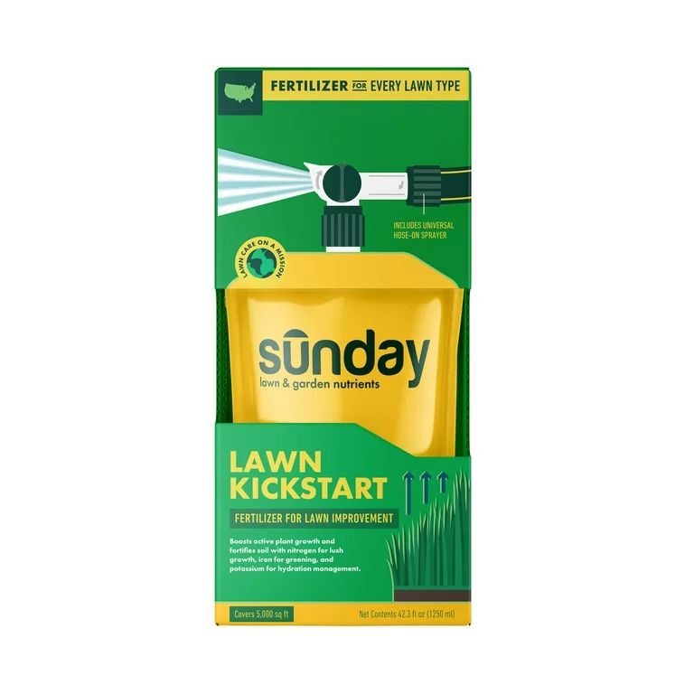Sunday Lawn Kickstart Fertilizer for Lawn Improvement (22-0-2) | Walmart (US)