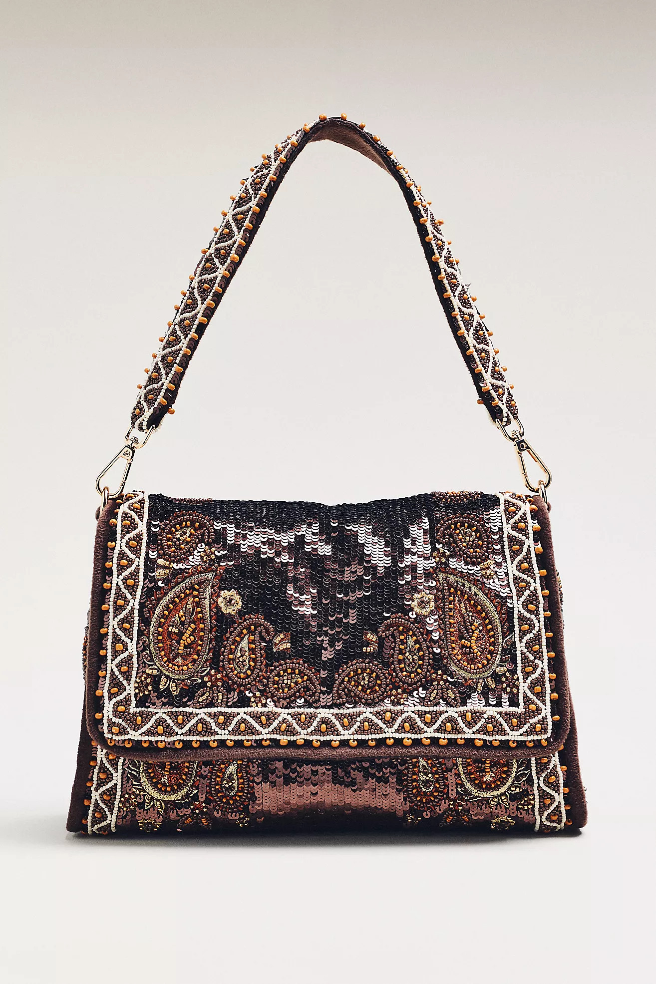 Audra Embellished Shoulder Bag | Anthropologie (US)