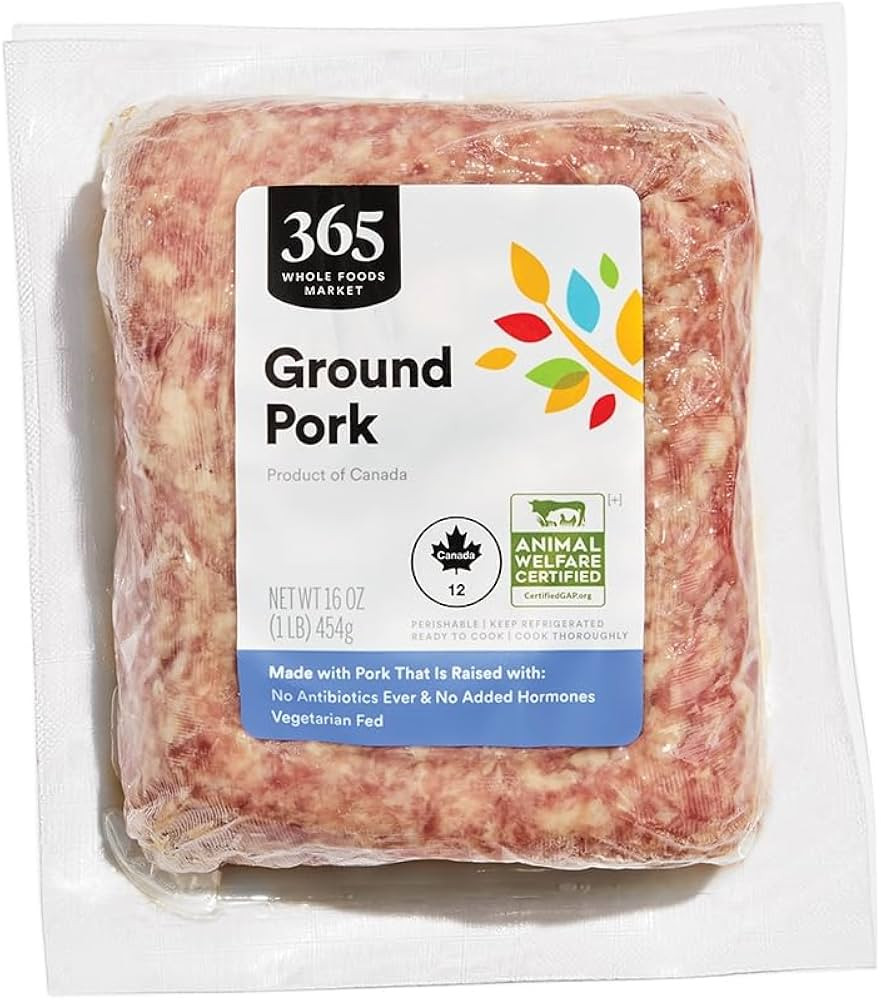 365 by Whole Foods Market Ground Pork NAE, 16 OZ | Amazon (US)