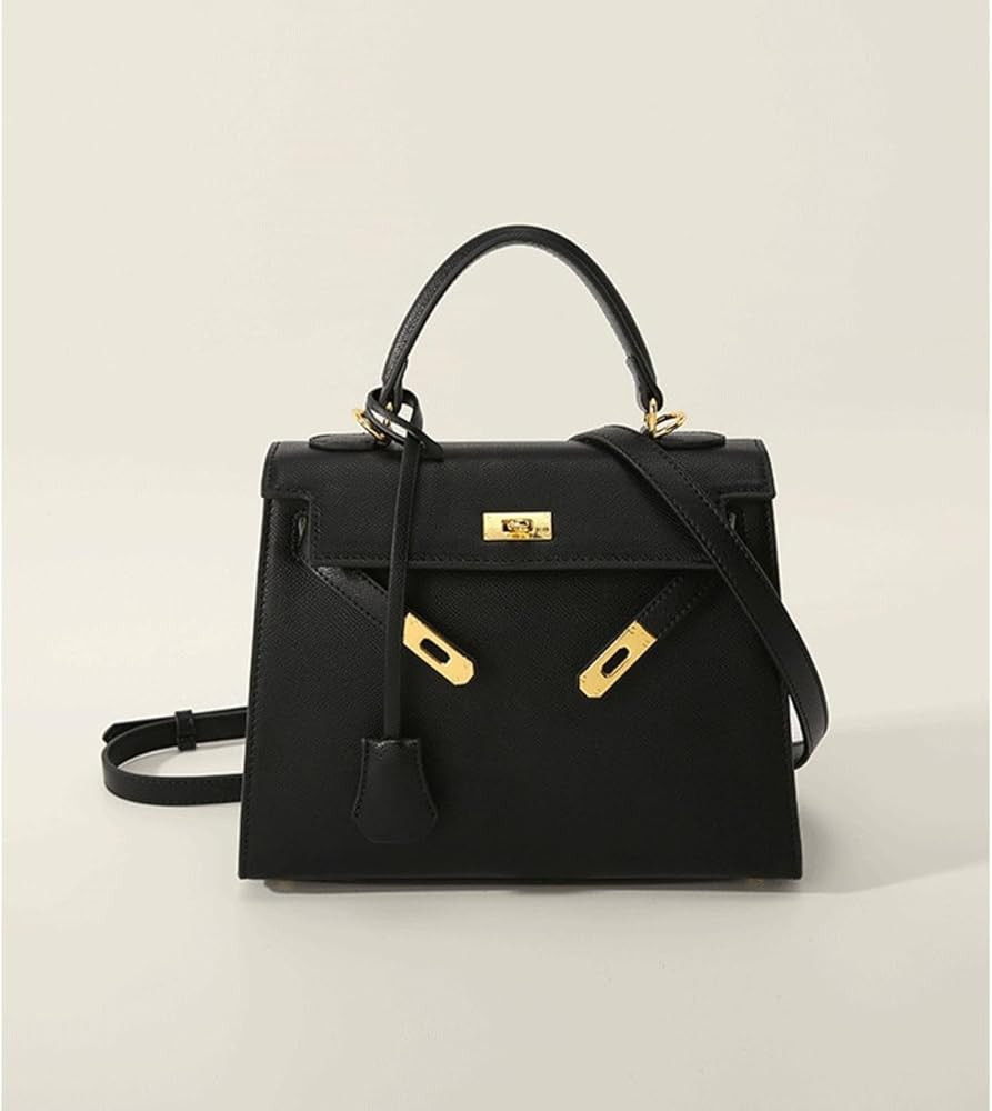 Palm print Kelly bag portable shoulder messenger bag for women urban versatile high fashion | Amazon (US)