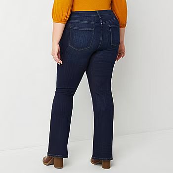 new!a.n.a - Plus Womens High Rise Flare Leg Jean | JCPenney