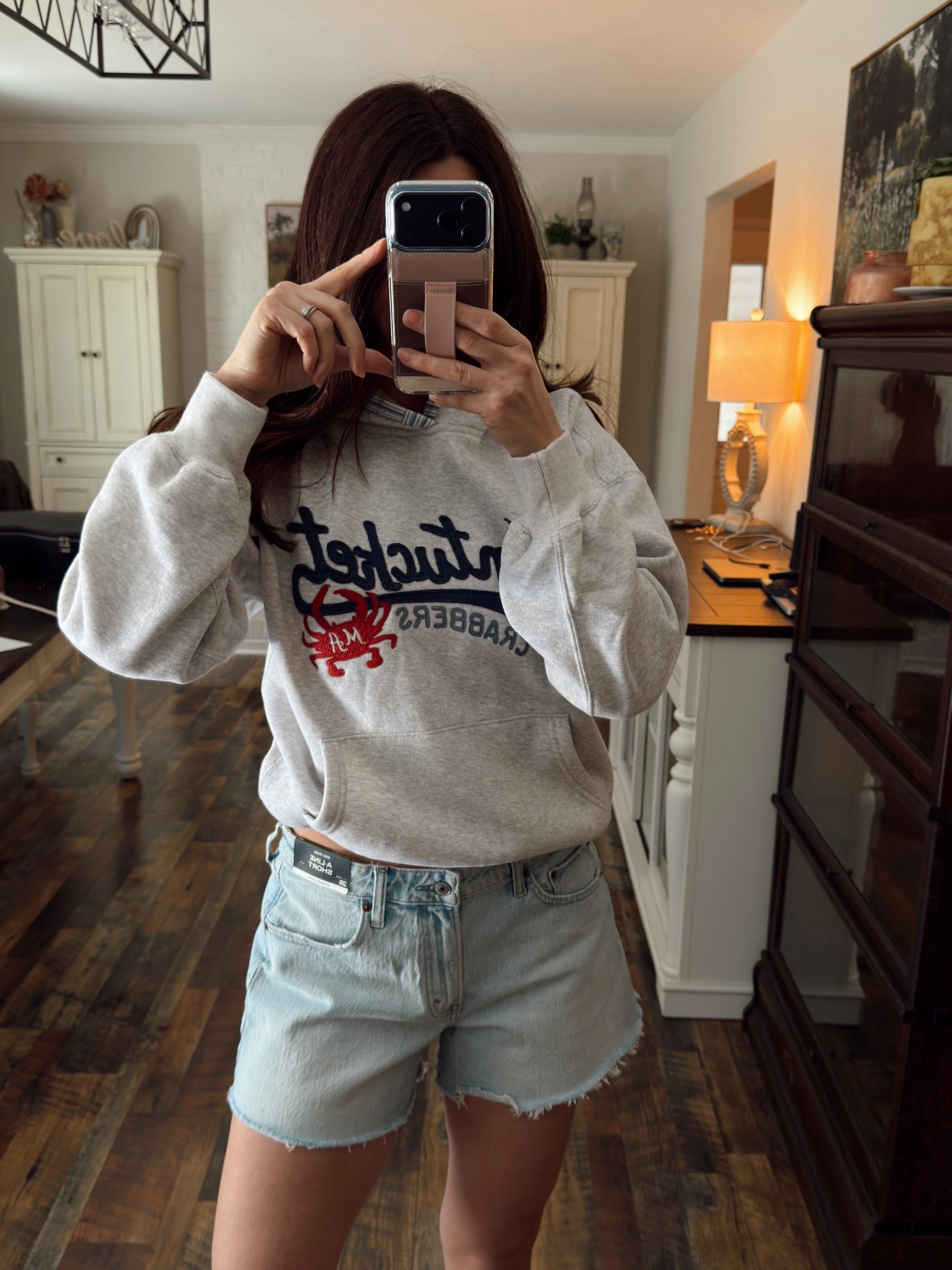 Cutie hoodie 🦞 wearing the small 

#LTKootd