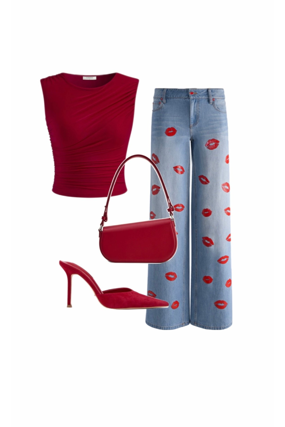 date night outfit, going out outfit, red top outfit, jeans outfit, statement jeans, printed jeans, girls night out outfit, dinner outfit, weekend outfit, red heels, red bag, outfit ideas, valentine outfit


#LTKSeasonal
