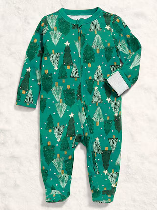 2-Way-Zip Sleep & Play Footed One-Piece for Baby | Old Navy (US)