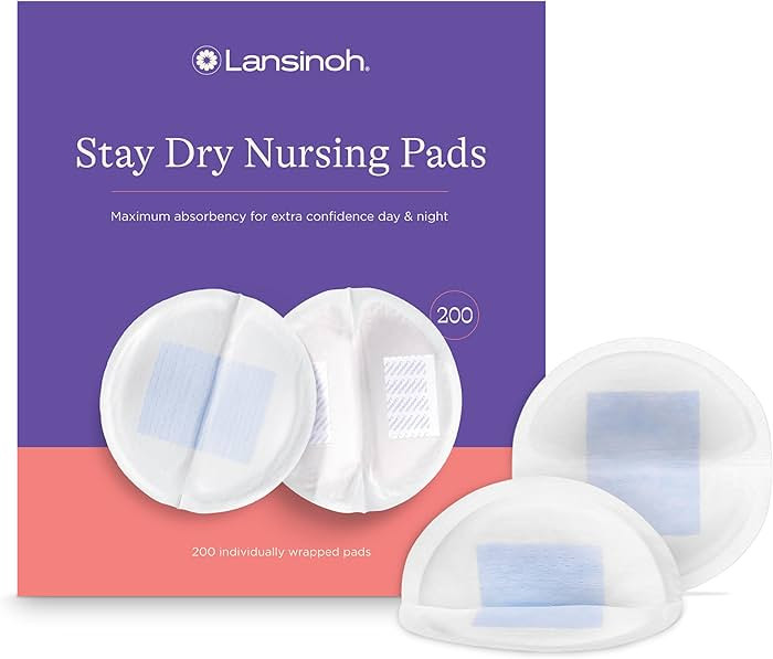 Lansinoh Stay Dry Disposable Nursing Pads, Soft and Super Absorbent Breast Pads, Breastfeeding Es... | Amazon (US)