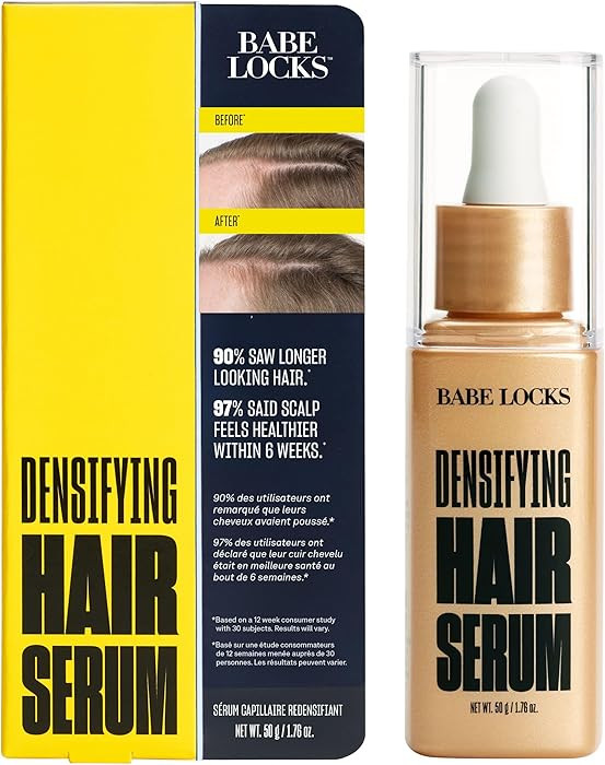 Babe Original Locks Densifying Hair Serum for Men and Women, Promotes Thickness in Thinning Hair ... | Amazon (US)