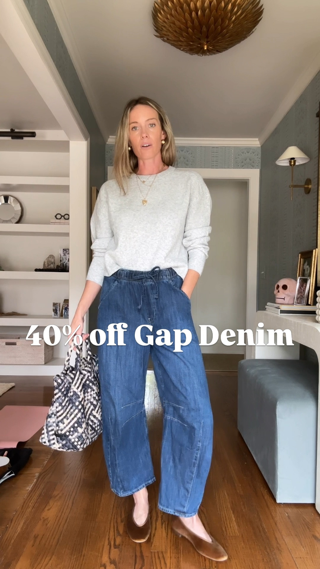 40% off some of my most worn denim in my closet! Size small in these pull on barrel leg ones. Size 27 in all others! Don’t miss the black barrel leg denim. The best . 

#LTKStyleTip #LTKSaleAlert #LTKVideo