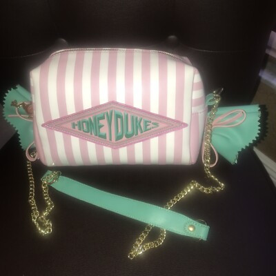 Loungefly Harry Potter Honeydukes Crossbody Purse Bag Stripe Candy Pink  | eBay | eBay US