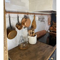 Copper Pot Rail, Rack | Etsy (US)
