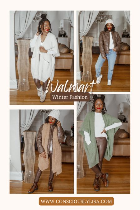 #walmartpartner  @walmart winter fashion anyone? These looks are comfy, cute, and affordable! Get into it! @walmartfashion #walmartpartner #walmartfashion #ootd 

#LTKSeasonal #LTKfindsunder100 #LTKHoliday