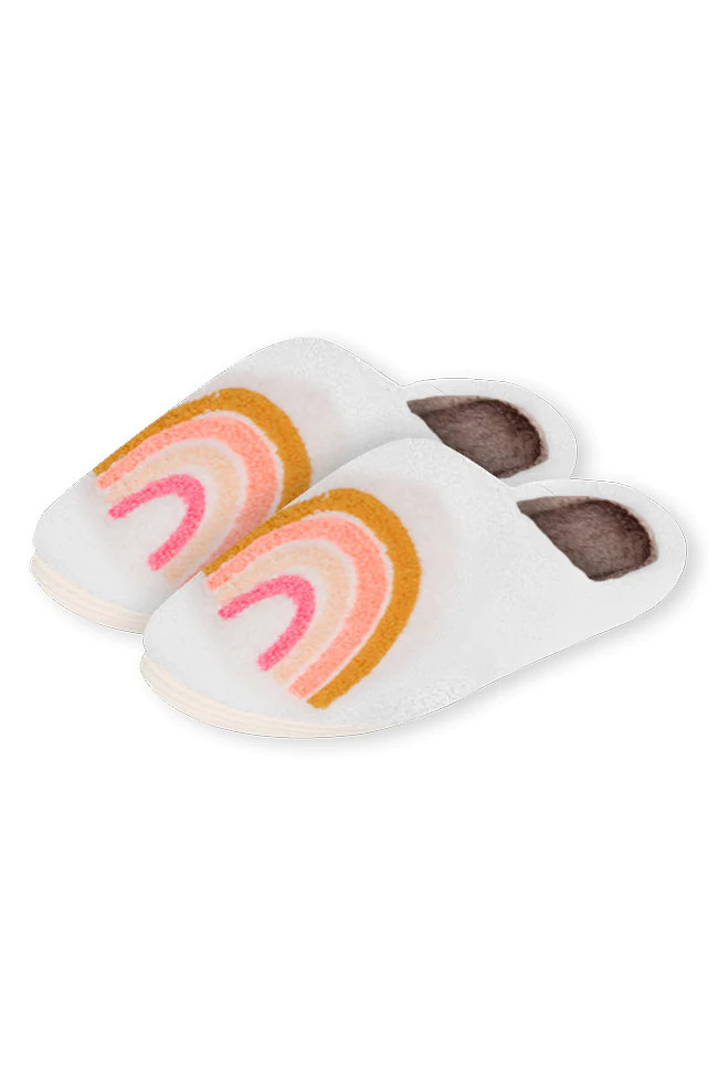 Rainbow Slippers | Pink Lily