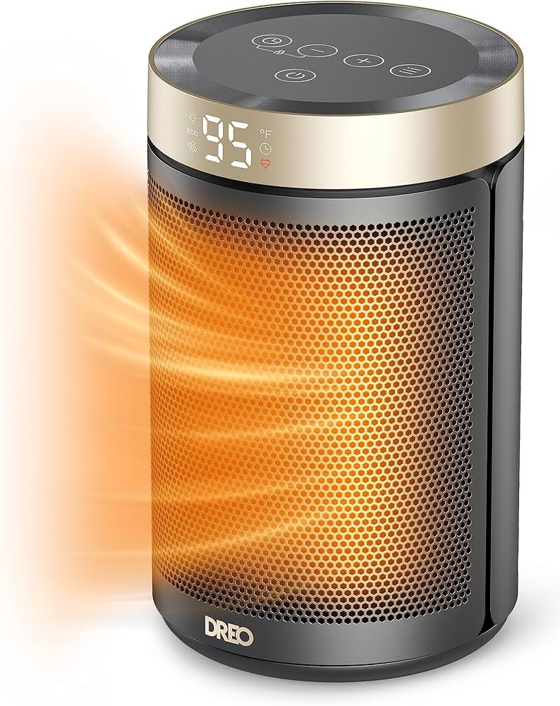 Dreo Space Heater, Portable Electric Heaters for Indoor Use with Thermostat, Digital Display, 1-1... | Amazon (US)
