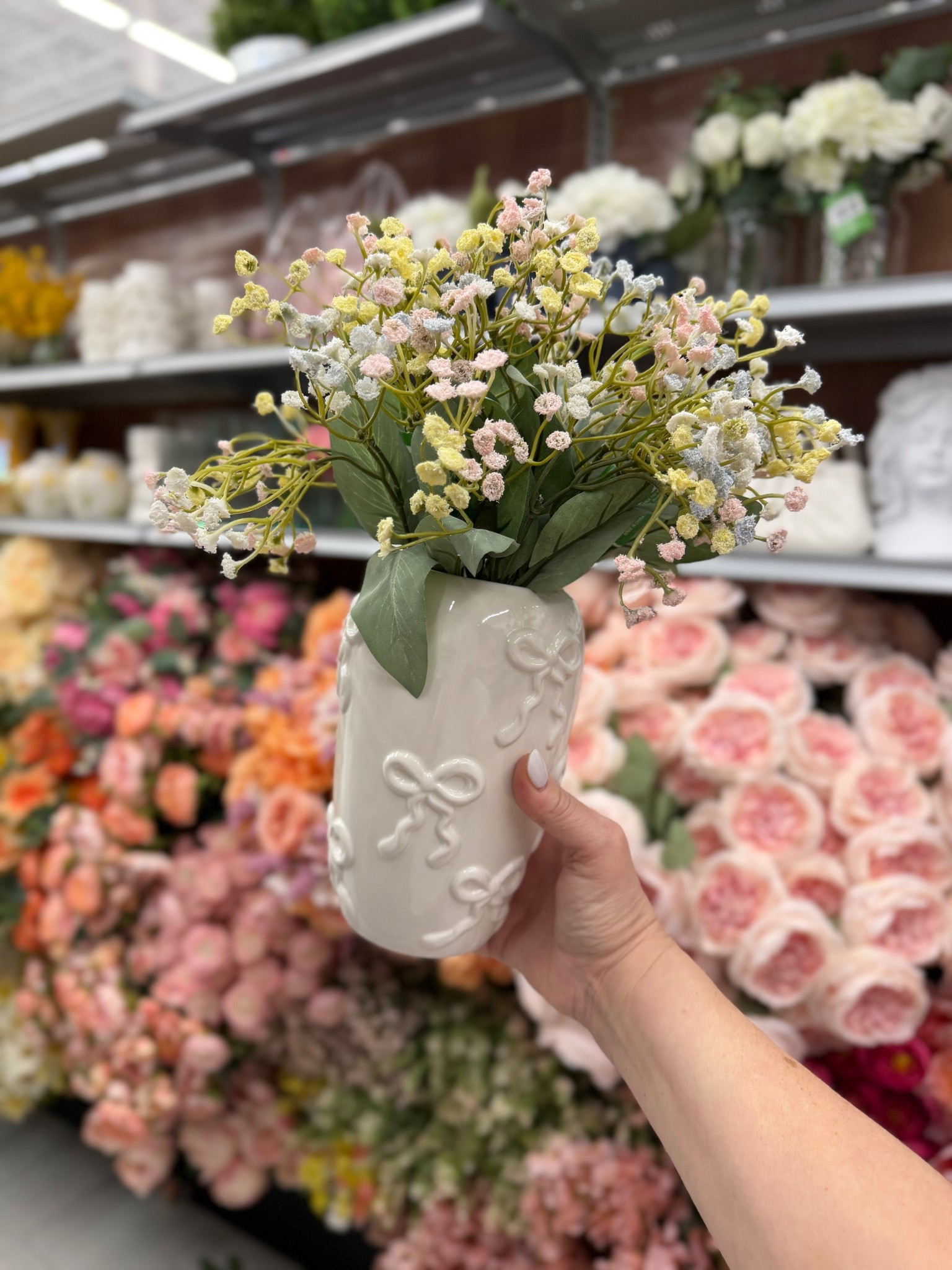 New at Michael’s - this vase is giving LoveShackFancy 
