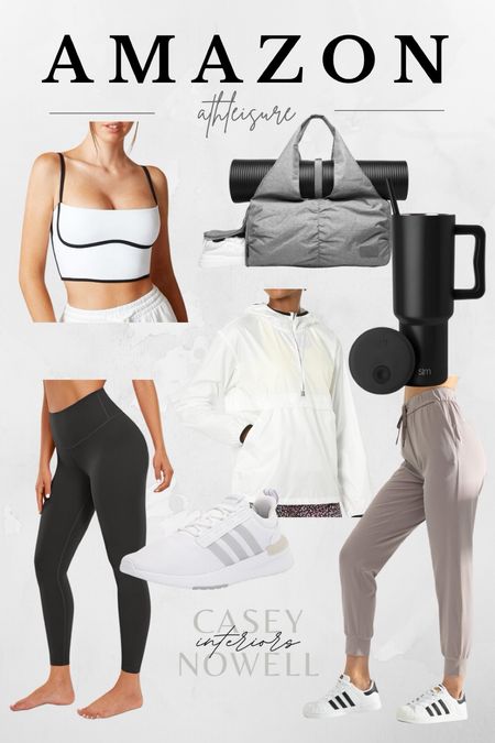 Gym, athleisure, leggings, workout, sports bra, athletic jacket, pullover, joggers, Stanley cup, simple modern, sneakers, tennis shoes, gym bag, yoga, tote

#LTKhome #LTKMostLoved #LTKfitness