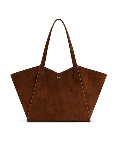 JW PEI Women's Kiana Large Capacity Tote Bag - Dark Brown | Amazon (US)
