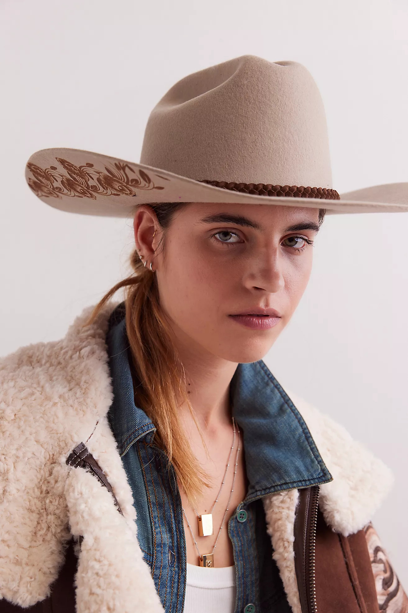 Wrangler Distresed Cowboy Hat | Free People (Global - UK&FR Excluded)
