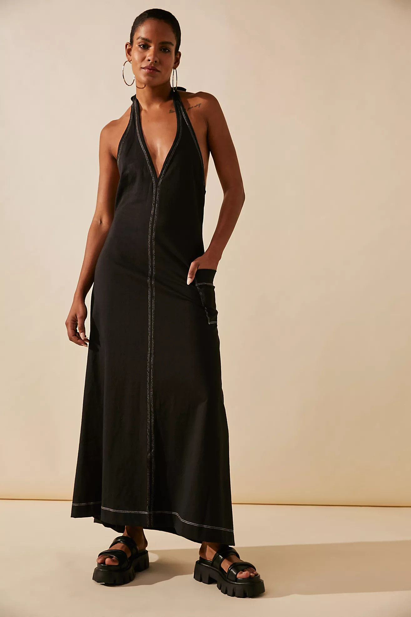 Victoria Low-Back Maxi Dress | Free People (Global - UK&FR Excluded)