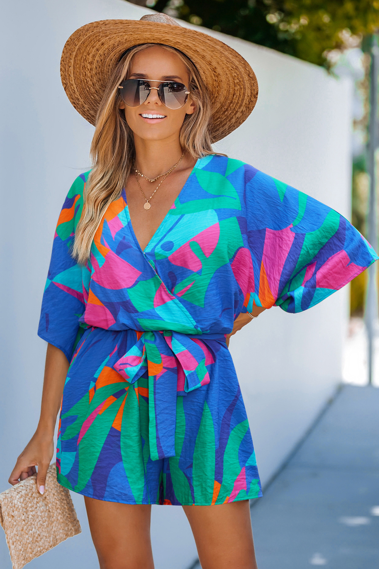 Wild Zephyr Tropical Romper | Cupshe US