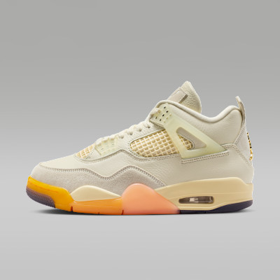 Women's Air Jordan 4 Retro "Birds of Paradise" Shoes in White | HV0823-101 | Nike (US)