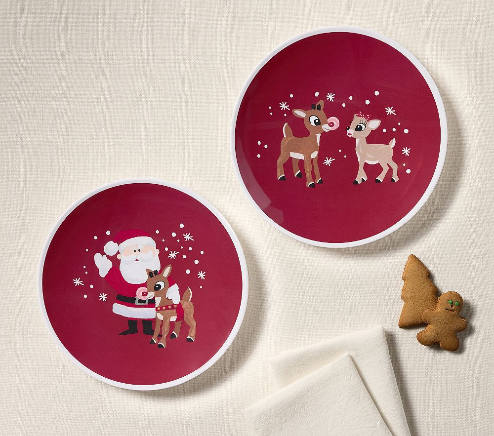 Rudolph® Plate | Pottery Barn Kids